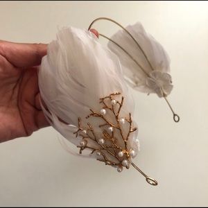 Swan Feather Halloween Costume Headband